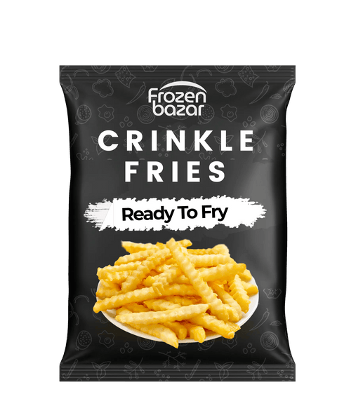 Crinkle French Fries - Frozen Bazar